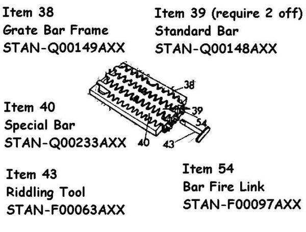 AGA BAR FIRE STANDARD Q00148AXX